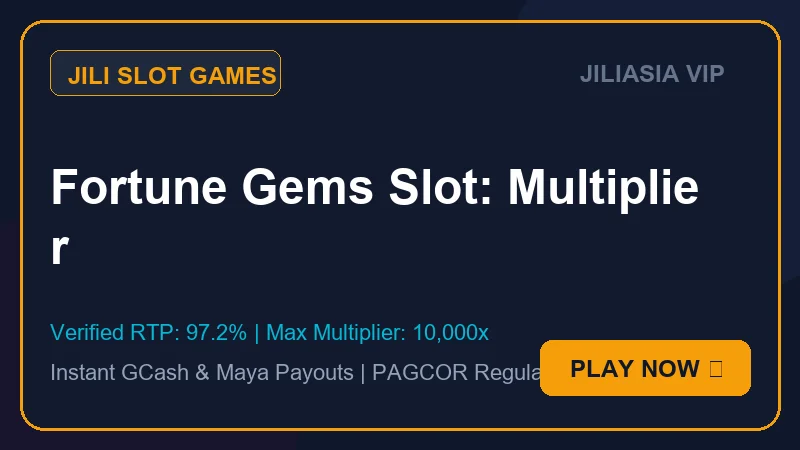 Fortune Gems Slot Machine Reel Layout on Jiliasia